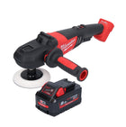 Pulidora a batería Milwaukee M18 FAP180-801 18 V 180 mm sin escobillas + 1x batería 8,0 Ah - sin cargador