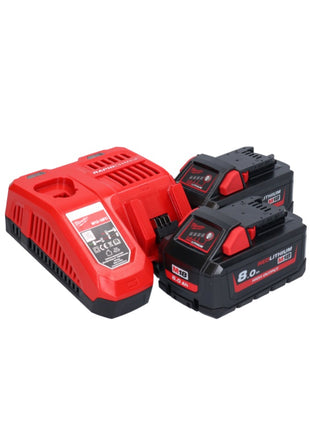 Milwaukee M18 FAP180-802 polerka akumulatorowa 18 V 180 mm bezszczotkowa + 2x akumulator 8,0 Ah + ładowarka