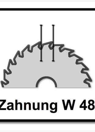 Festool Feinzahn Kreissägeblatt HW 190 x 2,4 mm xFF W48 190 mm 48 Zähne FastFix ( 492050 ) - Toolbrothers