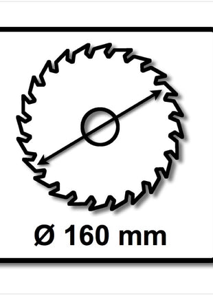 Festool Spezial Kreissägeblatt HW 160 x 20 x 2,2 mm TF52 160 mm 52 Zähne ( 496306 ) - Toolbrothers