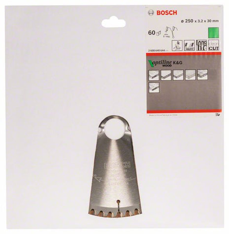 BOSCH Lame pour scie circulaire  D. ext. 250 mm nombre de dents 60 WZ/N ( 4000815448 )