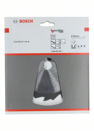 Lame de scie circulaire BOSCH diamètre extérieur 160 mm nombre de dents 12 ATB/FT (8000342133)