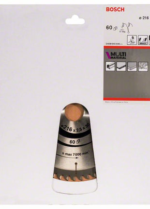 BOSCH Kreissägeblatt Außen-Ø 216 mm Zähnezahl 60 HLTCG ( 8000342263 )