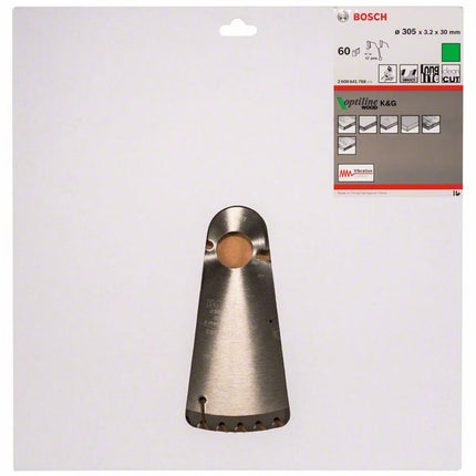 BOSCH Kreissägeblatt Optiline Wood Außen-Ø 305 mm Zähnezahl 60 WZ ( 4000909187 )