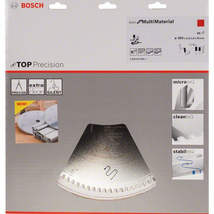 BOSCH Kreissägeblatt Außen-Ø 305 mm Zähnezahl 96 HLTCG ( 8000342278 )