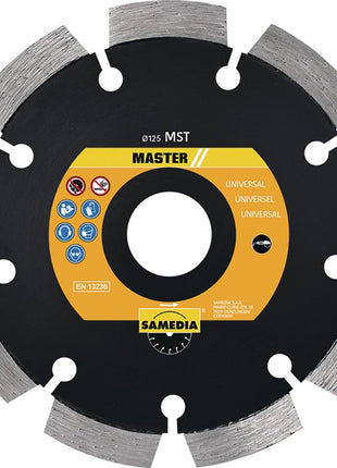 Disco de corte diamantado SAMEDIA MST Ø 125 mm diámetro 22,23 mm (4000844265)