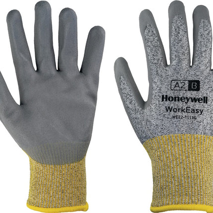 HONEYWELL Schnittschutzhandschuhe Workeasy 13G GY PU A2/B Größe 10 grau/gelb ( 4000391463 )