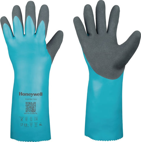 HONEYWELL Gants de chimie FLEXTRIL(TM) 211 taille 10 vert ( 4000391298 )