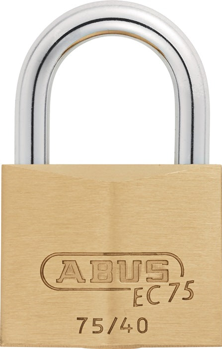 Cadenas à cylindre ABUS 75/40 gl.-7341 Largeur du corps de serrure 39,5 mm ( 3000280292 )