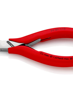 KNIPEX Elektronik-Seitenschneider Länge 115 mm Form 0 ( 4000794254 )