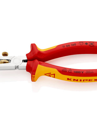 Pince à dénuder KNIPEX longueur 160 mm VDE (4000810415)