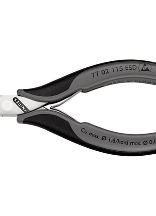 KNIPEX Elektronik-Seitenschneider Länge 115 mm Form 0 ( 4000810745 )