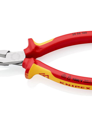 Alicate plano KNIPEX longitud total 160 mm (4000810272)