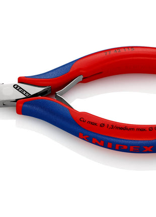 KNIPEX Elektronik-Seitenschneider Länge 115 mm Form 4 ( 4000810742 )