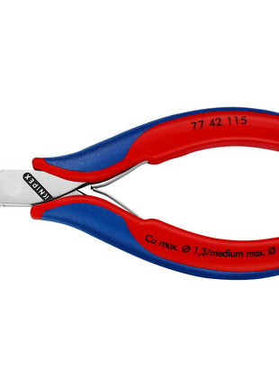 KNIPEX Elektronik-Seitenschneider Länge 115 mm Form 4 ( 4000810742 )