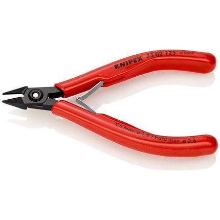 KNIPEX Elektronik-Seitenschneider Länge 125 mm Form 0 ( 4000810485 )