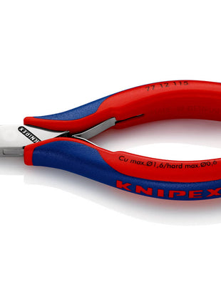 KNIPEX Elektronik-Seitenschneider Länge 115 mm Form 1 ( 4000810740 )