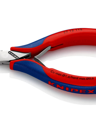 KNIPEX Elektronik-Seitenschneider Länge 115 mm Form 1 ( 4000810740 )