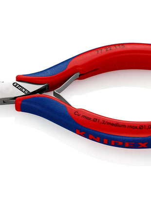 KNIPEX Elektronik-Seitenschneider Länge 115 mm Form 2 ( 4000810741 )