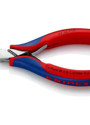 KNIPEX Elektronik-Seitenschneider Länge 115 mm Form 3 ( 4000810749 )