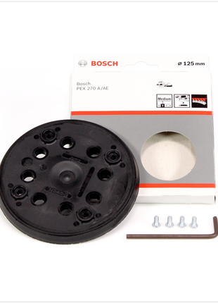 Bosch Schleifteller 125 mm passend zu Bosch PEX 270 A und PEX 270 AE ( 2608601169 ) - Toolbrothers