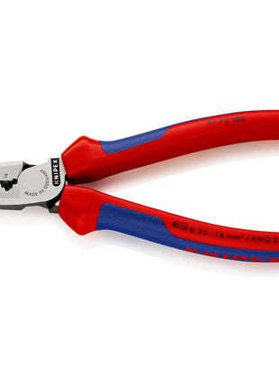 KNIPEX Pince pour embouts de câble  longueur totale 180 mm ( 4000810647 )