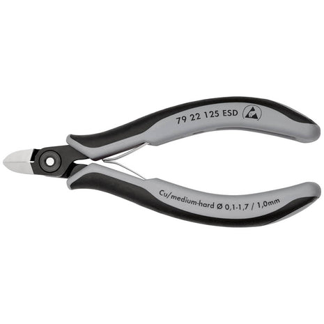 KNIPEX Präzisions-Elektronik-Seitenschneider Länge 125 mm Form 2 ( 4000810830 )