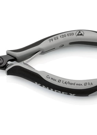 KNIPEX Präzisions-Elektronik-Seitenschneider Länge 120 mm Form 0 ( 4000810833 )