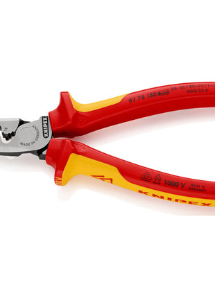 KNIPEX Aderendhülsenzange Gesamtlänge 180 mm ( 4000795285 )