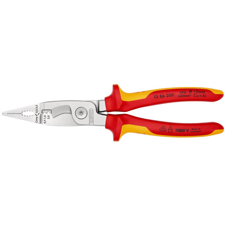 KNIPEX Pinza per installazioni elettriche lunghezza 200 mm VDE ( 4000811005 )