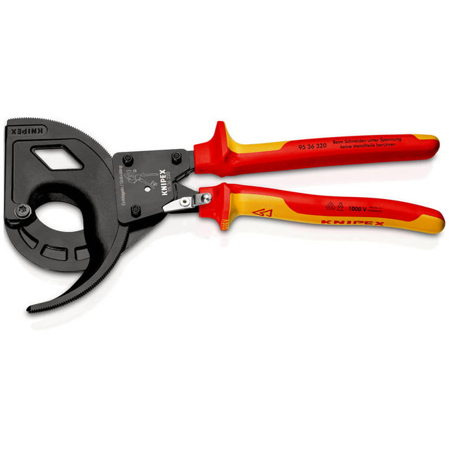 KNIPEX Kabelschneider Gesamtlänge 320 mm max. 60 (600 mm²) mm ( 4000810942 )