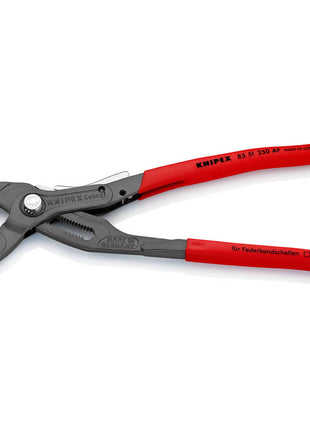 KNIPEX Federbandschellenzange Gesamtlänge 250 mm Kapazität max. 70 mm ( 4000795336 )