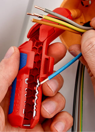 KNIPEX Universal Abmantelungswerkzeug ErgoStrip® Gesamtlänge 130 mm für Linkshänder ( 8000272707 )