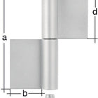 GAH Konstruktionsband Typ K04 2-teilig zum Anschweißen ( 3000200619 )