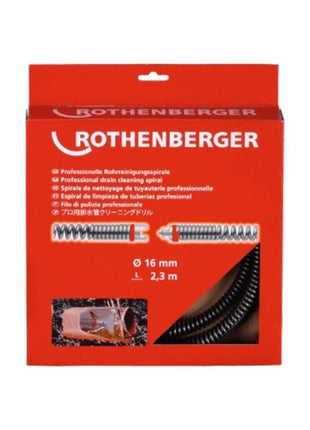 ROTHENBERGER Rohrreinigungsspirale SMK Länge 2,3 m Spiralen-Ø 16 mm ( 4000781214 )