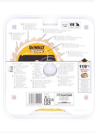 Dewalt DT99563 Kreissägeblatt Handkreissäge 190 x 30 x 1,55 mm 36 Zähne - Toolbrothers