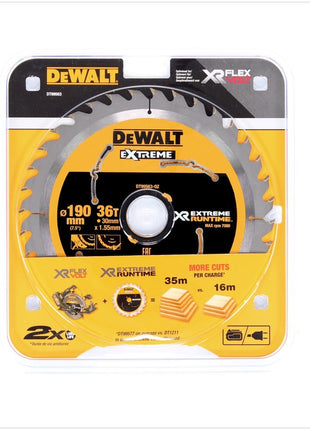 Dewalt DT99563 Kreissägeblatt Handkreissäge 190 x 30 x 1,55 mm 36 Zähne - Toolbrothers