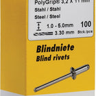 GESIPA Blindniet PolyGrip® Nietschaft d x l 4,8 x 10 mm ( 4000813781 )