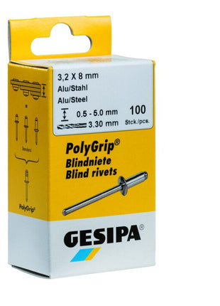 GESIPA Blindniet PolyGrip® Nietschaft d x l 4,8 x 10 mm ( 4000813769 )