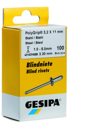 GESIPA Blindniet PolyGrip® Nietschaft d x l 4 x 17 mm ( 4000813788 )