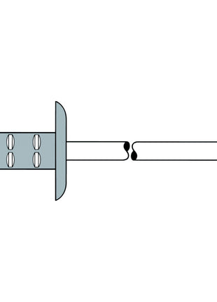 GESIPA Blindniet PolyGrip® Nietschaft d x l 3,2 x 8 mm K9,5 ( 4000813560 )