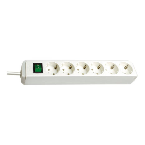 BRENNENSTUHL socket strip Eco Line 16 A 250 V white ( 4000873538 )