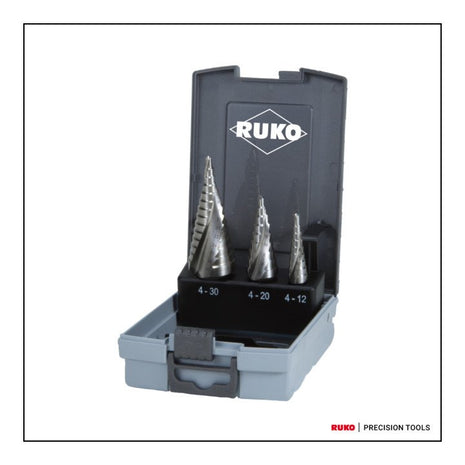 Set di punte a gradino RUKO Ø 4-12/4-20/4-30 mm ( 4000601745 )