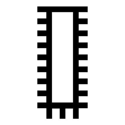 PFERD Werkstattfeile DIN 7261 Länge 300 mm Querschnitt 30 x 6,5 mm ( 4000840175 )