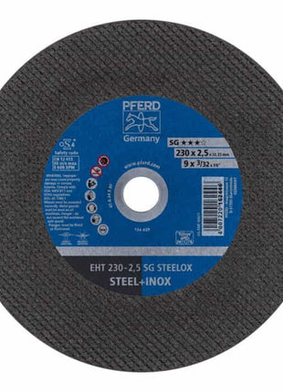 Disco de corte PFERD SG STEELOX D230x2,5mm recto (4000841318)