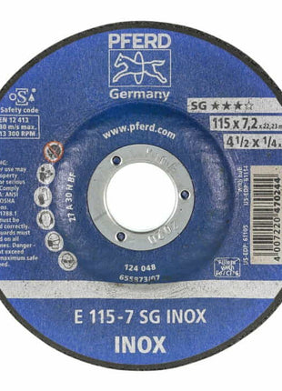 PFERD Meule à ébarber SG INOX D125xép.4,1 mm ( 4000842071 )