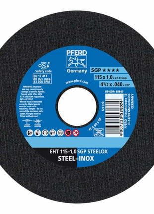 PFERD Trennscheibe SGP STEELOX D115x1mm gerade ( 4000843067 )