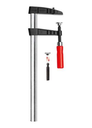 BESSEY Temperguss-Schraubzwinge TGK Spannweite 1000 mm Ausladung 120 mm ( 4000831422 )