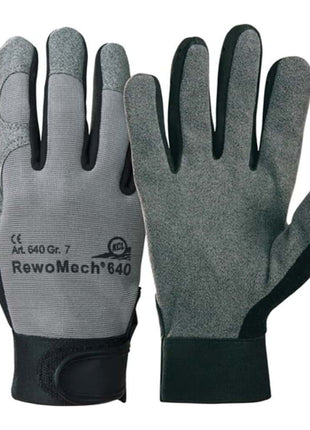 HONEYWELL Kunstlederhandschuhe RewoMech 640 Größe 10 schwarz/grau ( 4000371733 )