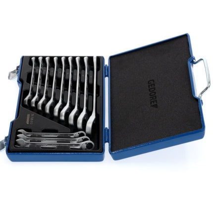 GEDORE Maulringratschenschlüsselsatz 7 UR-012 12-teilig Schlüsselweiten 8-19 mm ( 4000821990 )